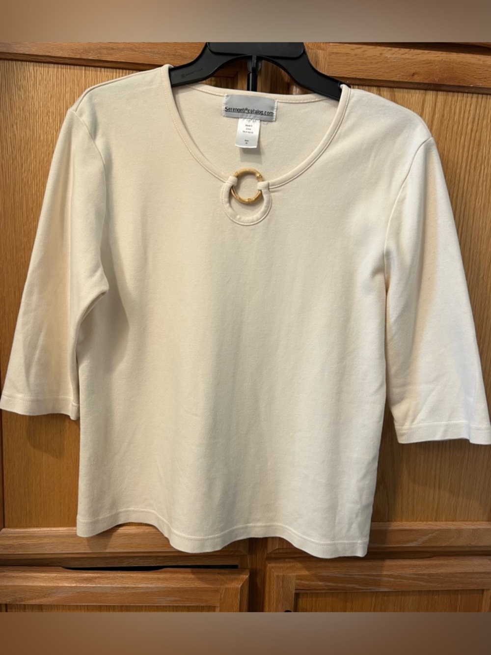 Serengeti Women’s 3/4 sleeve shirt size M